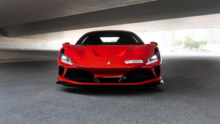 Ferrari F8 Tributo for rent in Dubai