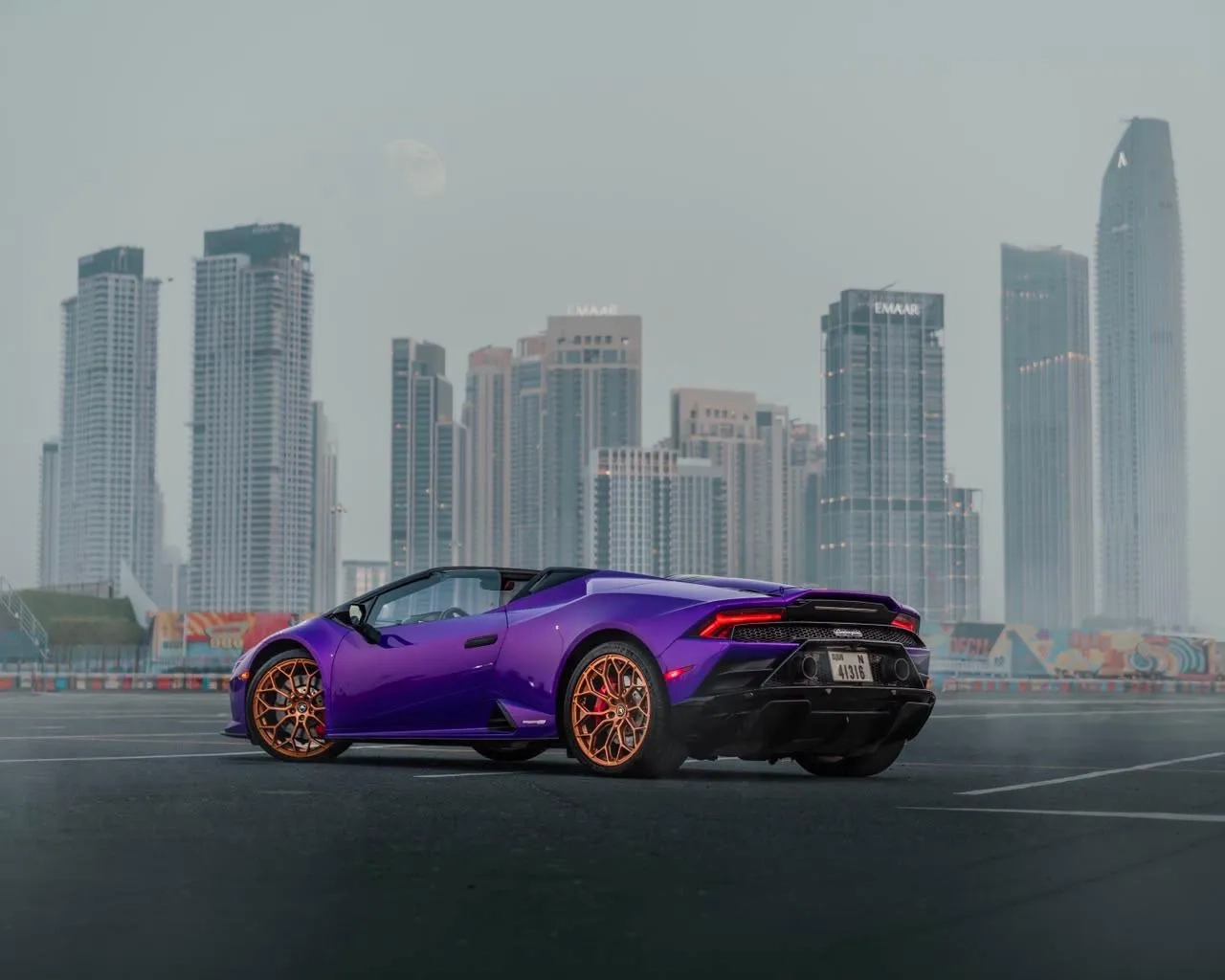 Lamborghini Huracan EVO Spyder for rent in Dubai – photo 2