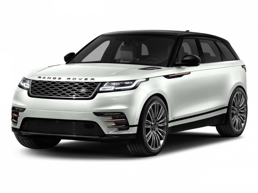 Range Rover Velar side view, available to rent in Dubai