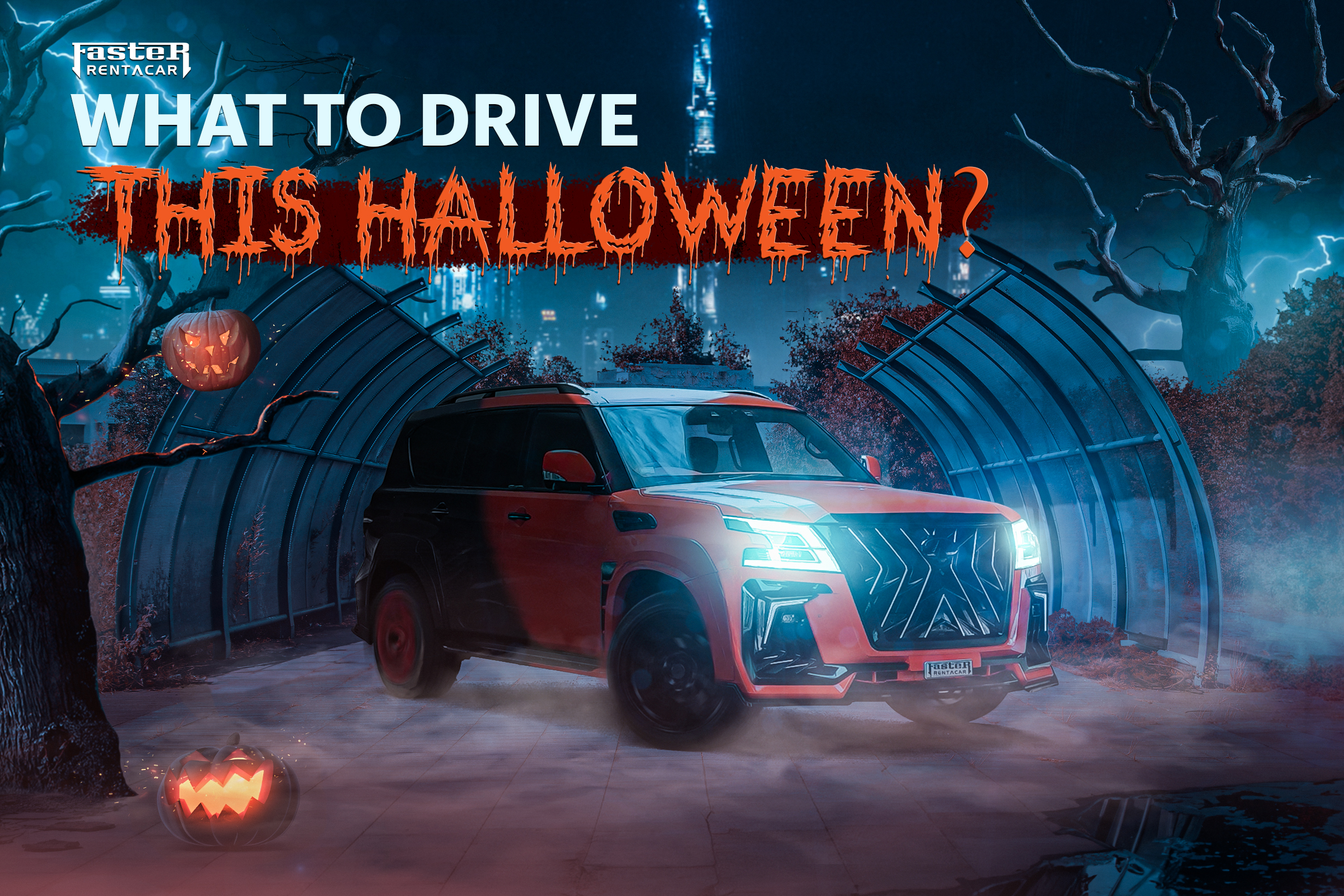What to Drive this Halloween with Golden Vip  in Dubai?